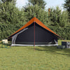 Vidaxl gezinstent met dak grijs en oranje 315 x 286 x 200 cm