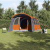 Vidaxl gezinstent met dak grijs en oranje 576 x 325 x 213 cm