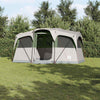 Vidaxl gezinstent wit en groen 435 x 255 x 216 cm polyester en staal