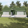 Vidaxl gezinstent groen en beige 622 x 295 x 238 cm polyester en staal