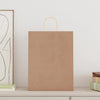 Vidaxl papieren zakken 250 st met hengsels 32x12x42 cm bruin
