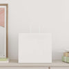Vidaxl papieren zakken 250 st met hengsels 32x22x28 cm wit