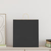 Vidaxl papieren zakken 50 st met hengsels 45x17x48 cm zwart