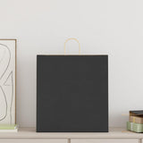 Vidaxl papieren zakken 50 st met hengsels 45x17x48 cm zwart - afbeelding 3