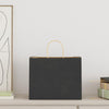Vidaxl papieren zakken 250 st met hengsels 32x22x24 cm zwart