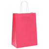Vidaxl papieren zakken 50 st met hengsels 15x8x21 cm roze