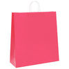Vidaxl papieren zakken 250 st met hengsels 45x17x48 cm roze