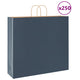Vidaxl papieren zakken 250 st met hengsels 54x15x49 cm blauw