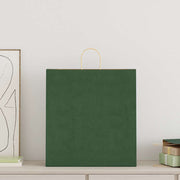 Vidaxl papieren zakken 250 st met hengsels 45x17x48 cm groen - afbeelding 2