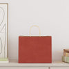 Vidaxl papieren zakken 250 st met hengsels 32x22x24 cm rood