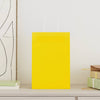Vidaxl papieren zakken 50 st met hengsels 21x11x31 cm geel