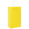 Vidaxl papieren zakken 50 st met hengsels 21x11x36 cm geel