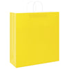 Vidaxl papieren zakken 50 st met hengsels 45x17x48 cm geel