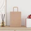 Vidaxl papieren zakken 50 st met hengsels 21x11x28 cm bruin