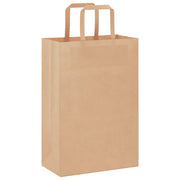 Vidaxl papieren zakken 50 st met hengsels 21x11x31 cm bruin - afbeelding 3