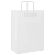 Vidaxl papieren zakken 50 st met hengsels 32x17x44 cm wit - afbeelding 3