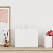 Vidaxl papieren zakken 250 st met hengsels 32x22x24 cm wit - afbeelding 2