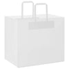 Vidaxl papieren zakken 250 st met hengsels 32x22x28 cm wit
