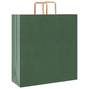 Vidaxl papieren zakken 250 st met hengsels 45x17x48 cm groen - afbeelding 3