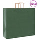 Vidaxl papieren zakken 250 st met hengsels 54x15x49 cm groen