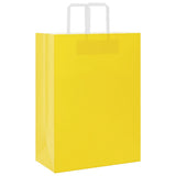 Vidaxl papieren zakken 50 st met hengsels 32x17x44 cm geel - afbeelding 3