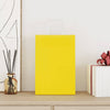Vidaxl papieren zakken 250 st met hengsels 21x11x31 cm geel