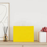 Vidaxl papieren zakken 250 st met hengsels 32x17x25 cm geel - afbeelding 2