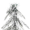 Vidaxl kunstkerstboom wit 86 x 86 x 210 cm polyethyleen en metaal