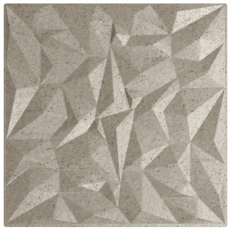 Vidaxl 12 st wandpanelen amethist 3 m² 50x50 cm xps beton