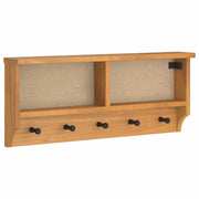 Vidaxl wandkapstok sandnes 87x12x35 cm massief grenenhout - afbeelding 2