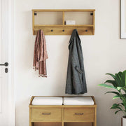 Vidaxl wandkapstok sandnes 87x12x35 cm massief grenenhout - afbeelding 3