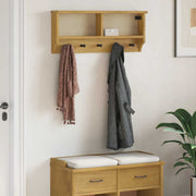 Vidaxl wandkapstok sandnes 87x12x35 cm massief grenenhout - afbeelding 1
