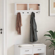 Vidaxl wandkapstok sandnes wit 87x12x35 cm massief grenenhout - afbeelding 3