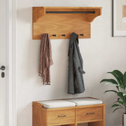 Vidaxl wandkapstok sandnes 87x30x42 cm massief grenenhout - afbeelding 1