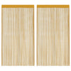 Vidaxl koordgordijnen 2 st 100x250 cm goudkleurig