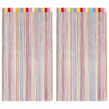 Vidaxl koordgordijnen 2 st veelkleurig 140x250 cm
