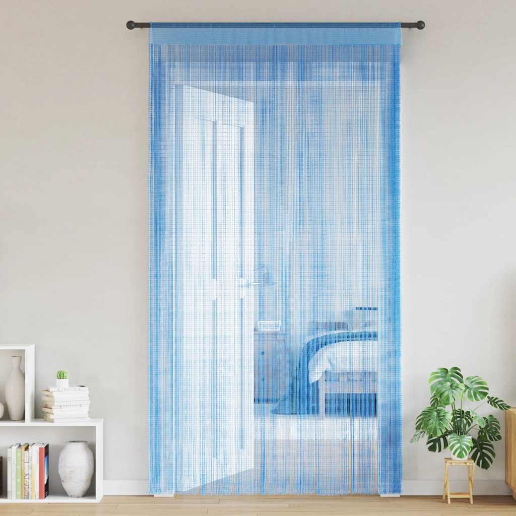 Vidaxl koordgordijnen 2 st 140x250 cm lichtblauw