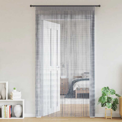 Vidaxl koordgordijnen 2 st 100x250 cm lichtgrijs