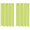 Vidaxl gordijnen voile met doorvoertules 2 st 140x175 cm appelgroen
