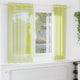 Vidaxl gordijnen voile met doorvoertules 2 st 140x175 cm appelgroen