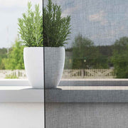 Vidaxl gordijnen voile met doorvoertules 2 st 140x260 cm zwart - afbeelding 3