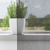 Vidaxl gordijnen voile met doorvoertules 2 st 140x140 cm donkergrijs
