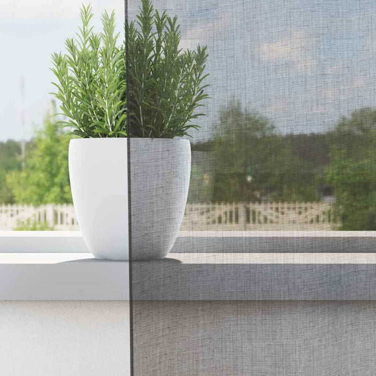 Vidaxl gordijnen voile met doorvoertules 2 st 140x245 cm donkergrijs