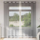 Vidaxl gordijnen voile met doorvoertules 2 st 140x245 cm donkergrijs