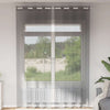 Vidaxl gordijnen voile met doorvoertules 2 st 140x260 cm donkergrijs
