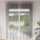 Vidaxl gordijnen voile met doorvoertules 2 st 140x260 cm donkergrijs