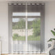 Vidaxl gordijnen voile met doorvoertules 2 st 140x300 cm donkergrijs