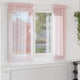 Vidaxl gordijnen voile met doorvoertules 2 st 140x175 cm lichtroze