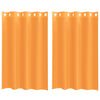 Vidaxl gordijnen voile met doorvoertules 2 st 140x175 cm oranje