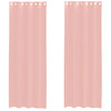 Vidaxl gordijnen voile met doorvoertules 2 st 140x300 cm roze